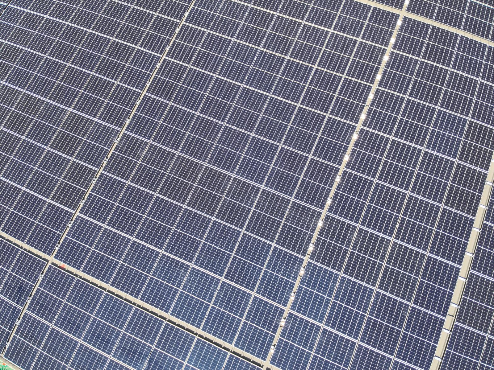 Solaranlage aus der Luft